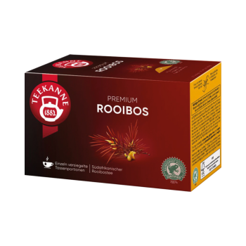 Teekanne Premium Rooibos, Rotbuschtee, 20 Teebeutel im Kuvert, 2. Entnahmefach/displaytauglich